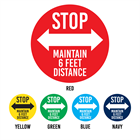 Show details for Stop Maintain 6ft Distance