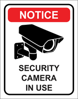 Picture of Security Camera In Use 1