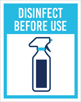 Picture of Disinfect Before Use