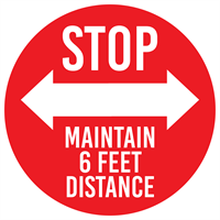 Picture of Stop Maintain 6ft Distance