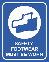 Picture of Safety Footwear Must Be Worn