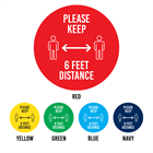 Show details for 6 Feet Distance