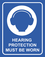 Picture of Hearing Protection Must Be Worn