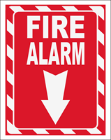 Picture of Fire Alarm Below