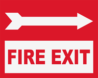 Picture of Fire Exit Right