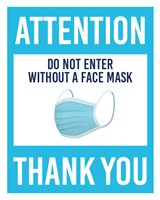 Picture of Do Not Enter Without Face Mask