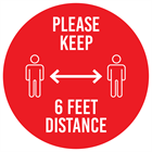 Show details for 6 Feet Distance