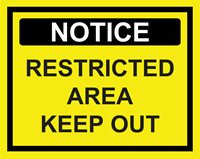 Picture of Restricted Area